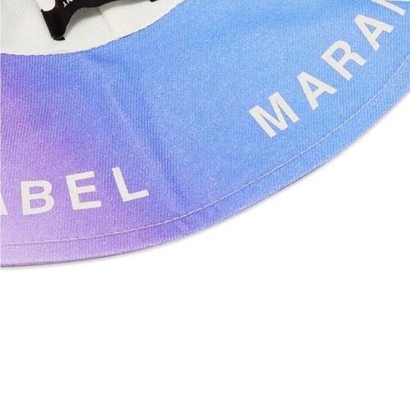 Isabel Marant Women's Loiena Logo Bucket Hat in Blue - Picture 3 of 5